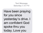 Text Msg to Encourage me -17 May 2014