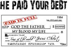 Jesus paid my debt