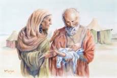 Sarah and Abraham have a baby